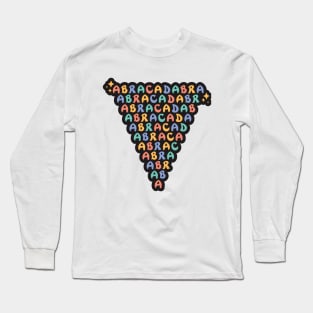 Black Border Abracadabra Long Sleeve T-Shirt